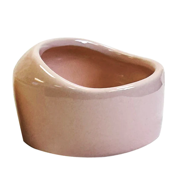 No Tip Ceramic Feed Station Small Animal Bowl Assorted Colors