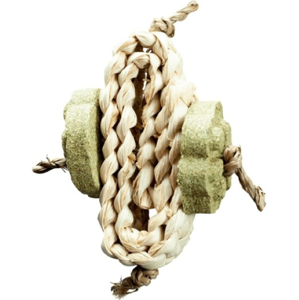 Nibbles Twisted Hay Small Animal Chew Toy