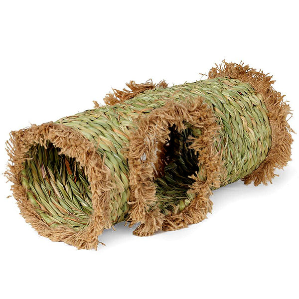 Nature's Hideaway Grass Tunnel Woven Small Animal Hideout