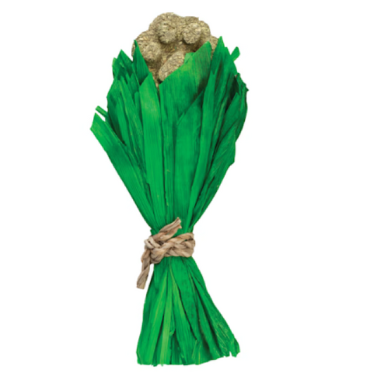 Nibbles Loofah Hay Bouquet Small Animal Chew Toy