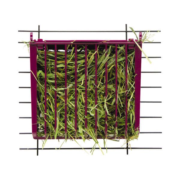 Hay Buffet with Snap-Lock Lid Mountable Small Animal Hay Feeder